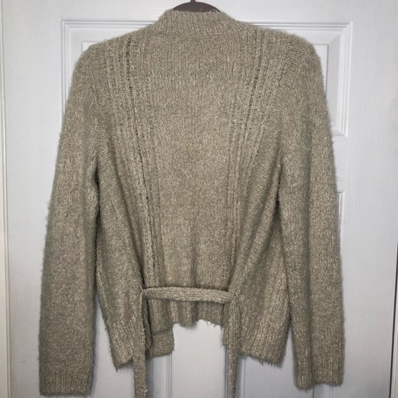 SANDWICH Nylon & Wool Tie Up Sweater Cardigan sweater medium - Picture 2 of 8